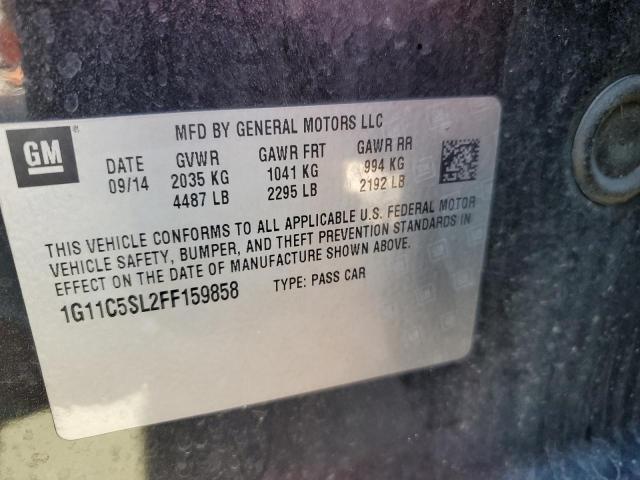 2015 CHEVROLET MALIBU 1LT 1G11C5SL2FF159858