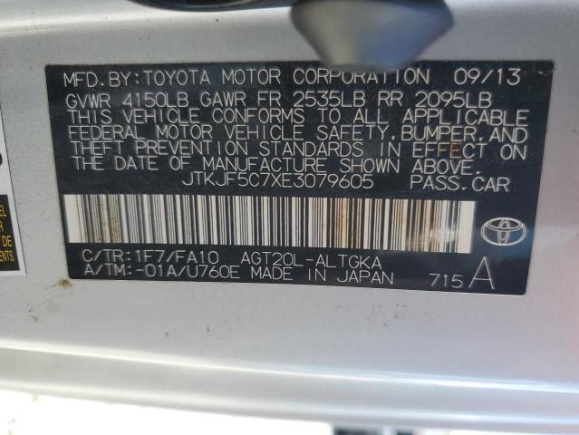 2014 TOYOTA SCION TC - JTKJF5C7XE3079605