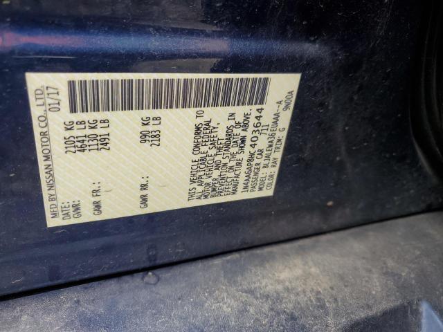 2017 NISSAN MAXIMA 3.5 - 1N4AA6AP8HC403644