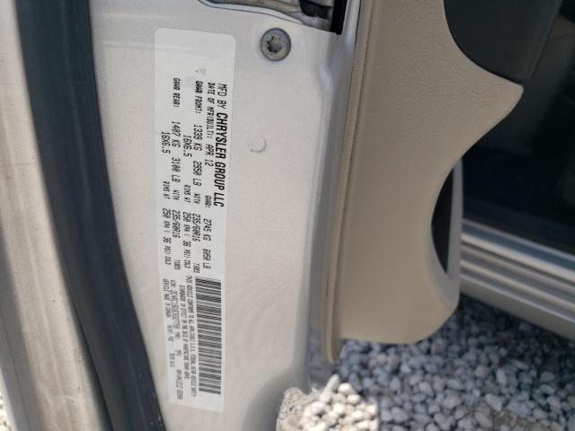 2012 CHRYSLER TOWN & COU - 2C4RC1BG9CR327750