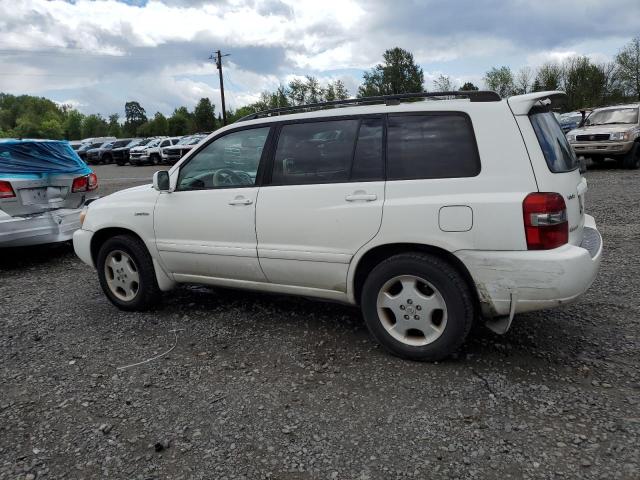 TOYOTA HIGHLANDER 2005 white  gas JTEEP21A250135617 photo #3