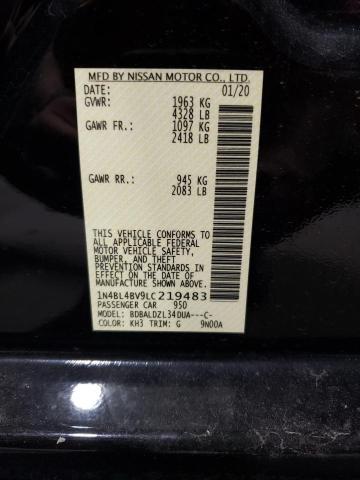 2020 NISSAN ALTIMA S - 1N4BL4BV9LC219483