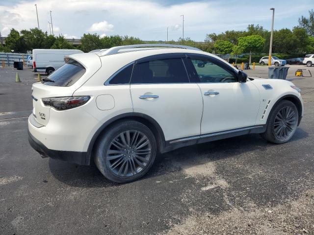 INFINITI QX70 2017 white 4dr spor gas JN8CS1MU3HM140482 photo #4