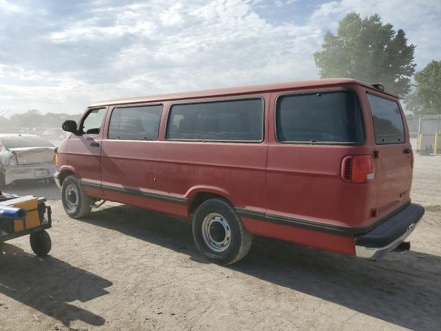 DODGE RAM WAGON 1999 red sports v gas 2B5WB35Z5XK542113 photo #3