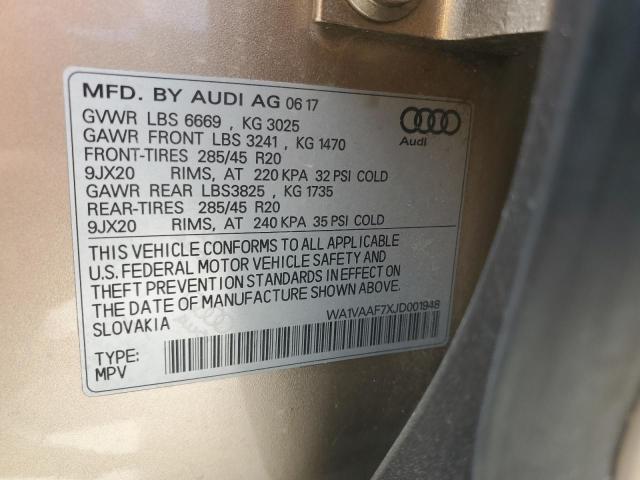 2018 AUDI Q7 PRESTIG - WA1VAAF7XJD001948
