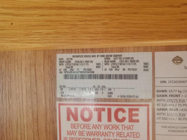 2021 FORD ECONOLINE #3309312990