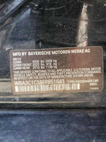 2015 BMW 328 I SULE WBA3C1C58FP851641