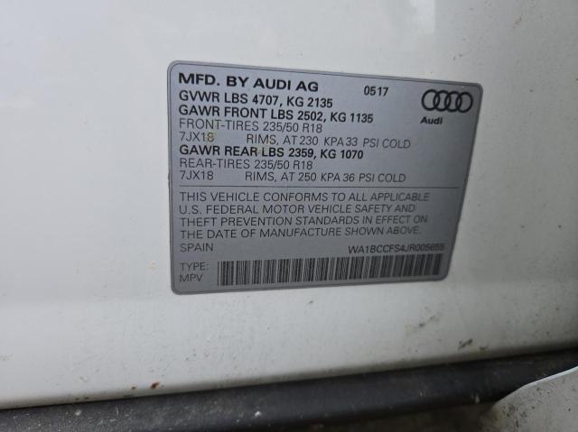 2018 AUDI Q3 PREMIUM - WA1BCCFS4JR005655