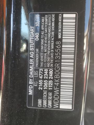 2016 MERCEDES-BENZ C 300 4MAT WDDWF4KB0GR135568