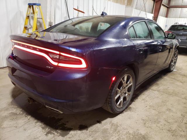 DODGE CHARGER SX 2015 blue  flexible fuel 2C3CDXJG5FH810299 photo #4