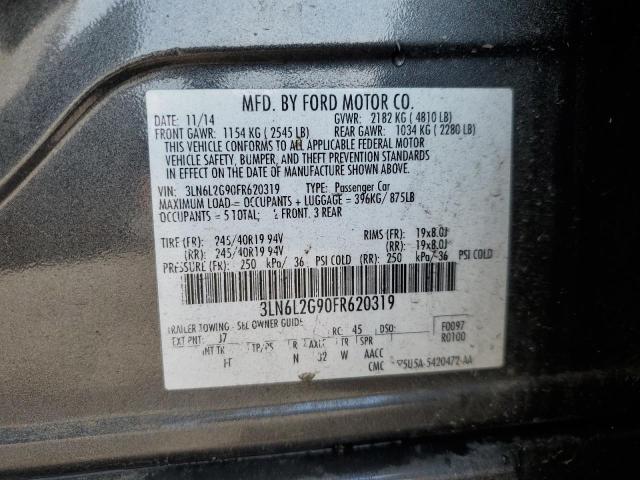 2015 LINCOLN MKZ - 3LN6L2G90FR620319