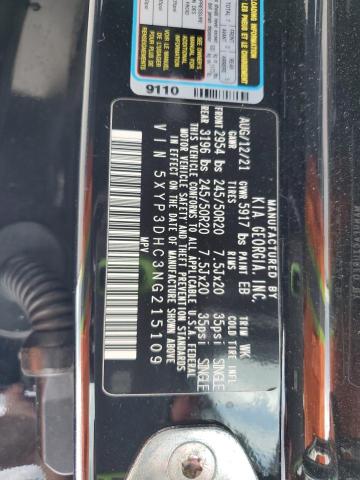 2022 KIA TELLURIDE - 5XYP3DHC3NG215109