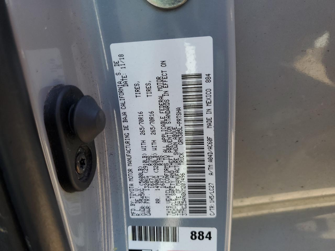 TOYOTA TACOMA DOUBLE CAB