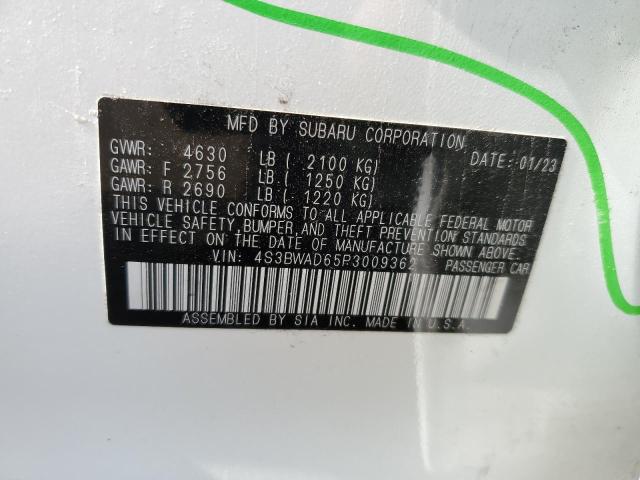 2023 SUBARU LEGACY PRE 4S3BWAD65P3009362