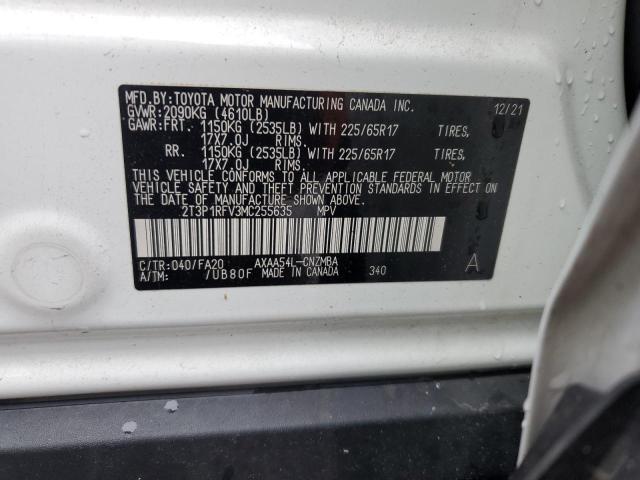 2021 TOYOTA RAV4 XLE - 2T3P1RFV3MC255635