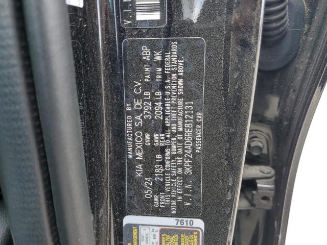 2024 KIA FORTE LX 3KPF24AD6RE812131