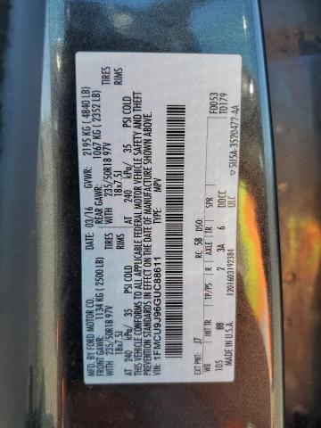 2016 FORD ESCAPE TIT - 1FMCU9J96GUC88611