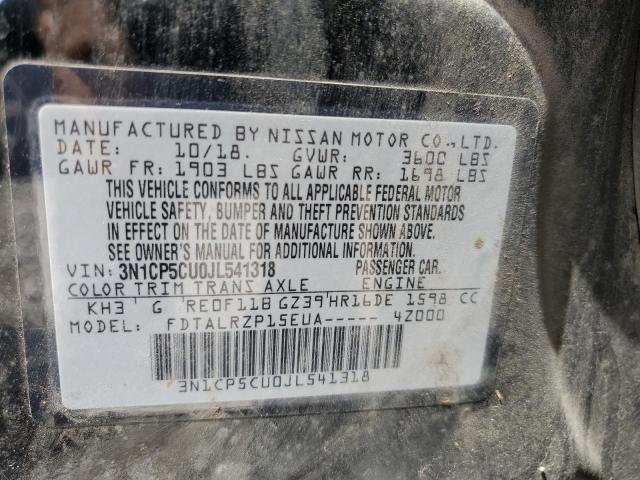 2018 NISSAN KICKS S 3N1CP5CU0JL541318
