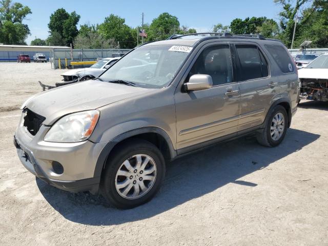 2005 HONDA CRV SE GOLD JHLRD789X5C022135