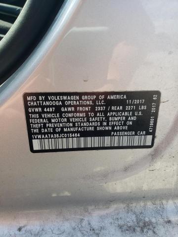 2018 VOLKSWAGEN PASSAT S - 1VWAA7A35JC015464