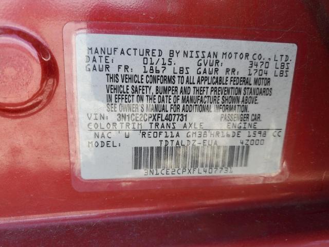 2015 NISSAN VERSA NOTE - 3N1CE2CPXFL407731