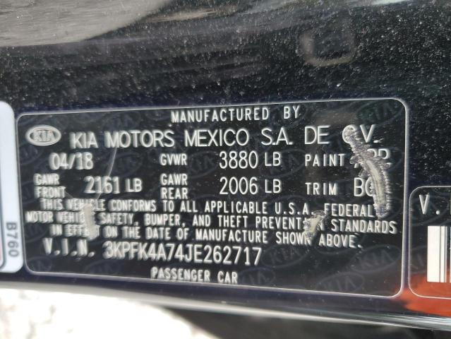 2018 KIA FORTE LX 3KPFK4A74JE262717