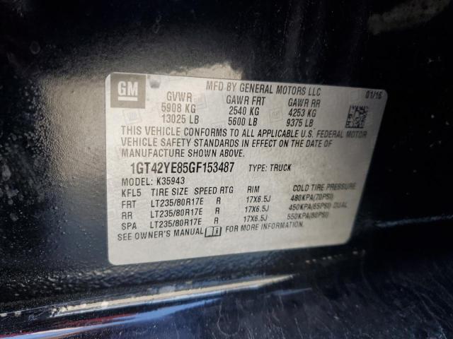 2016 GMC SIERRA3500 1GT42YE85GF153487