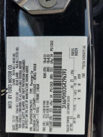 2016 FORD FUSION SE - 3FA6P0HD2GR296393
