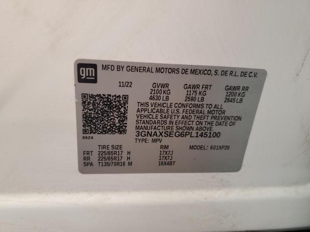2023 CHEVROLET EQUINOX LS - 3GNAXSEG6PL145100