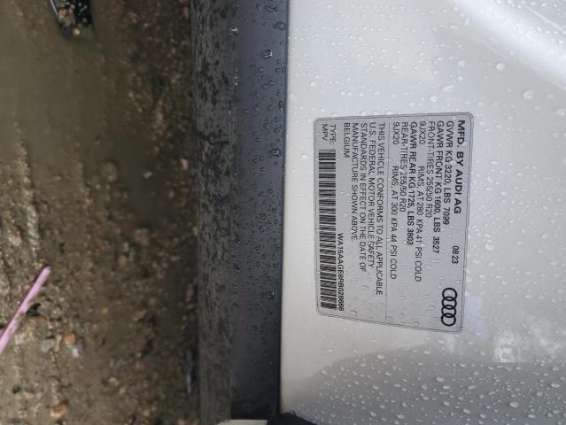 2024 AUDI Q8 E-TRON WA15AAGE8RB028666