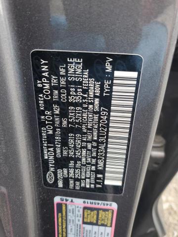 2020 HYUNDAI TUCSON LIM - KM8J33AL3LU270497