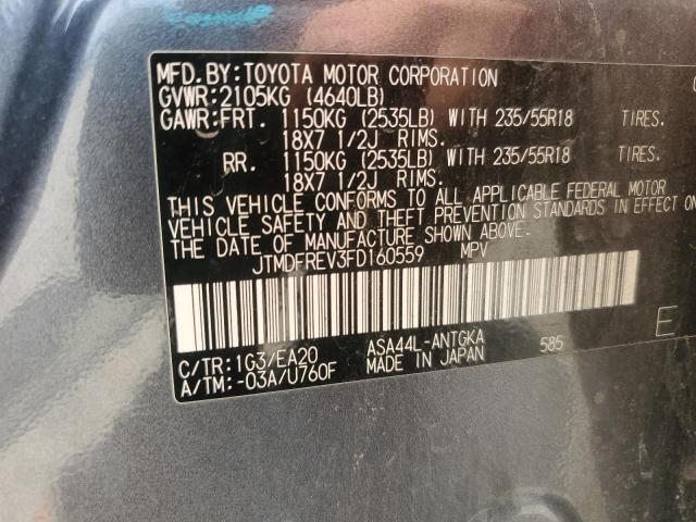 2015 TOYOTA RAV4 - JTMDFREV3FD160559