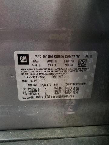 2019 BUICK ENCORE ESS - KL4CJGSM0KB750129