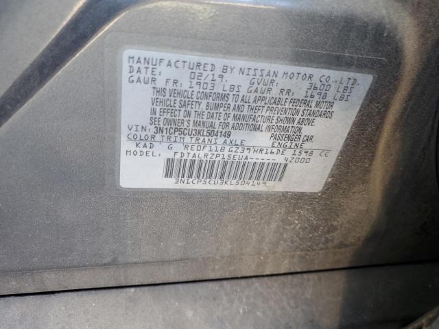2019 NISSAN KICKS S - 3N1CP5CU3KL504149