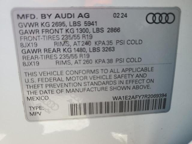 2024 AUDI Q5 E PREMI WA1E2AFY7R2069394