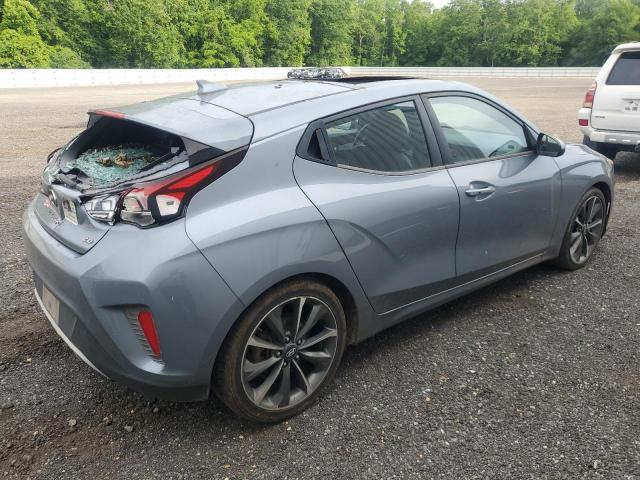 Vin: kmhtg6afxku001548, lot: 58022595, hyundai veloster base 20193