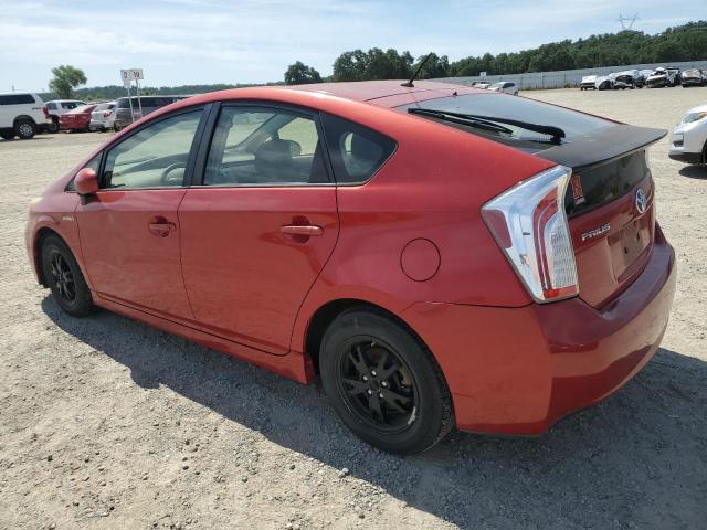 TOYOTA PRIUS 2012 red  hybrid engine JTDKN3DU0C5519890 photo #3