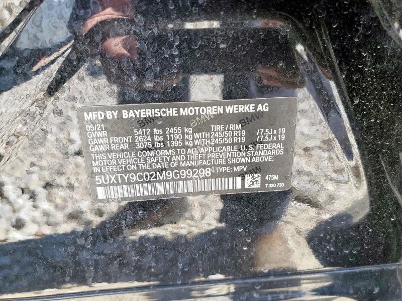 2021 BMW X3 XDRIVEM 5UXTY9C02M9G99298