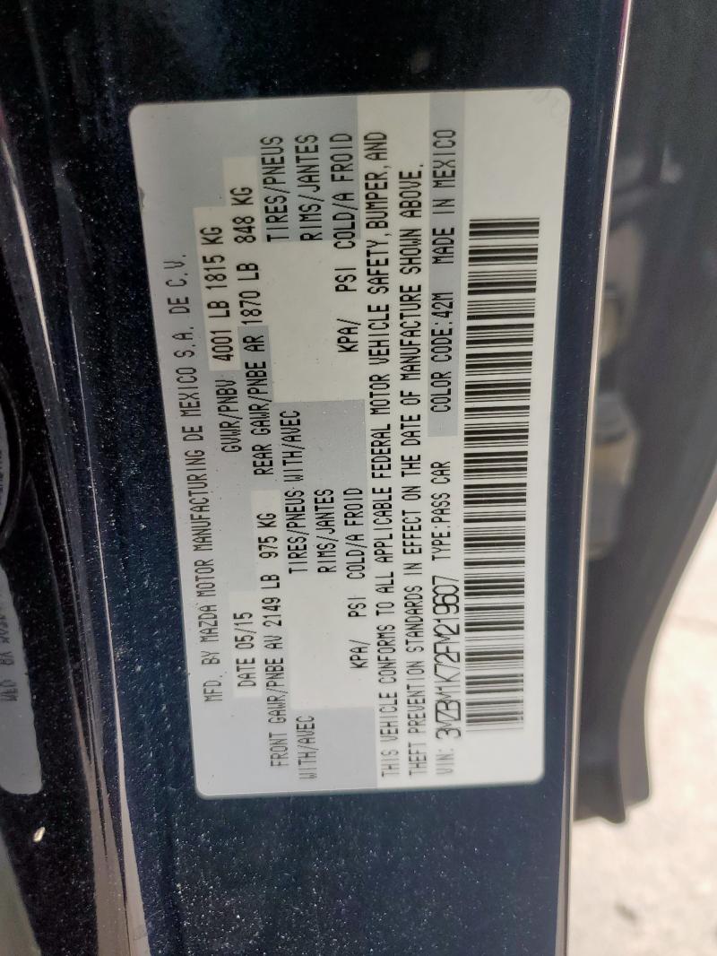 2015 MAZDA 3 SPORT - 3MZBM1K72FM219607