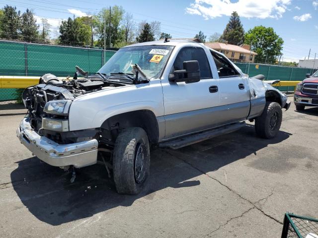 CHEVROLET SILVERADO 2006 gray crew pic diesel 1GCHK23216F135421 photo #1