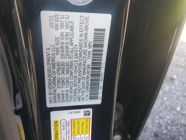 2023 HONDA CR-V EXL 5J6RS4H78PL007369