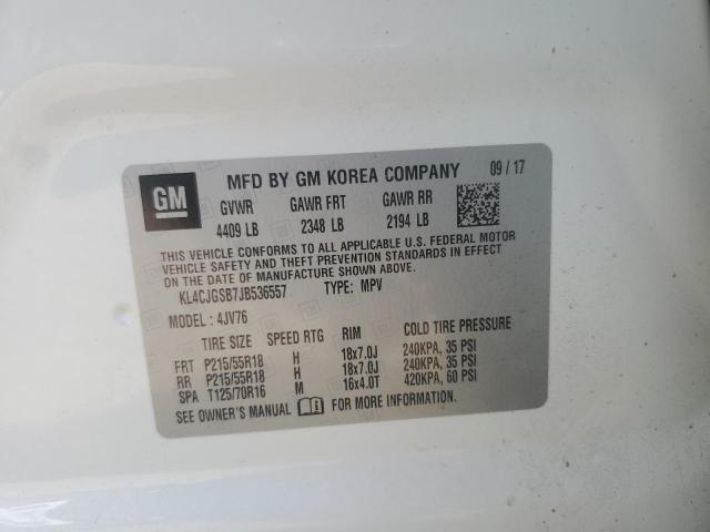 2018 BUICK ENCORE ESS - KL4CJGSB7JB536557