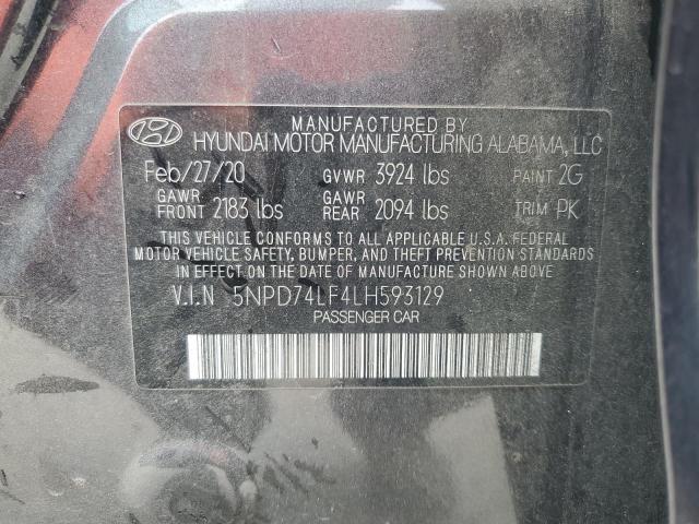 2020 HYUNDAI ELANTRA SE - 5NPD74LF4LH593129