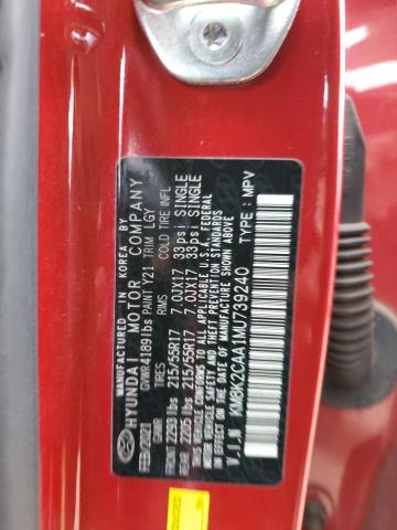 2021 HYUNDAI KONA - KM8K2CAA1MU739240
