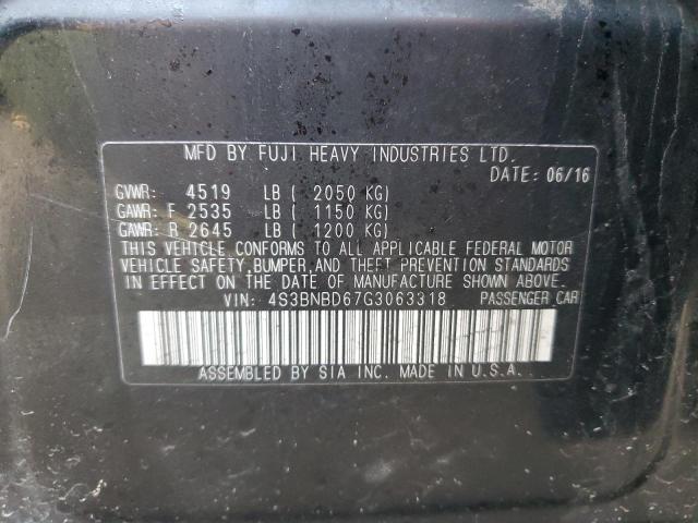 2016 SUBARU LEGACY 2.5 - 4S3BNBD67G3063318