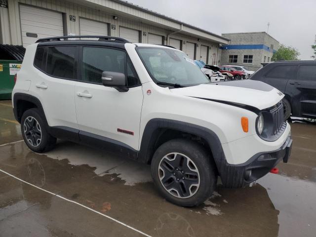 Vin: zaccjbct0gpd44623, lot: 55585215, jeep renegade trailhawk 20164