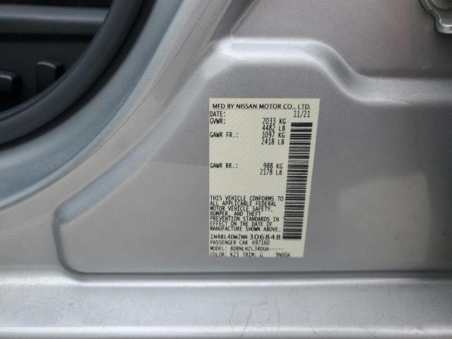 2022 NISSAN ALTIMA SV 1N4BL4DW2NN306848