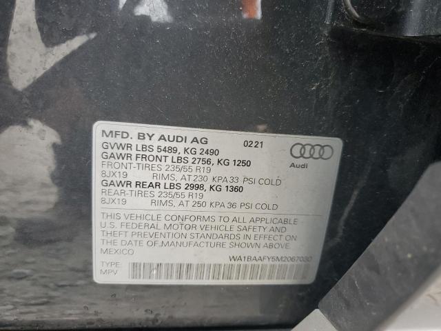 2021 AUDI Q5 PREMIUM - WA1BAAFY5M2067030