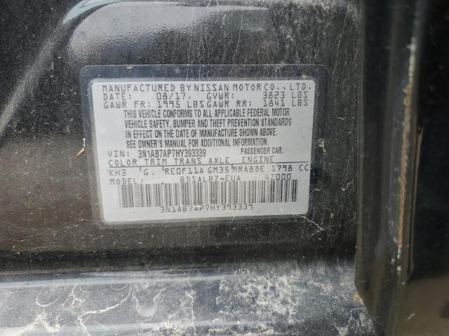 2017 NISSAN SENTRA S - 3N1AB7AP7HY393339
