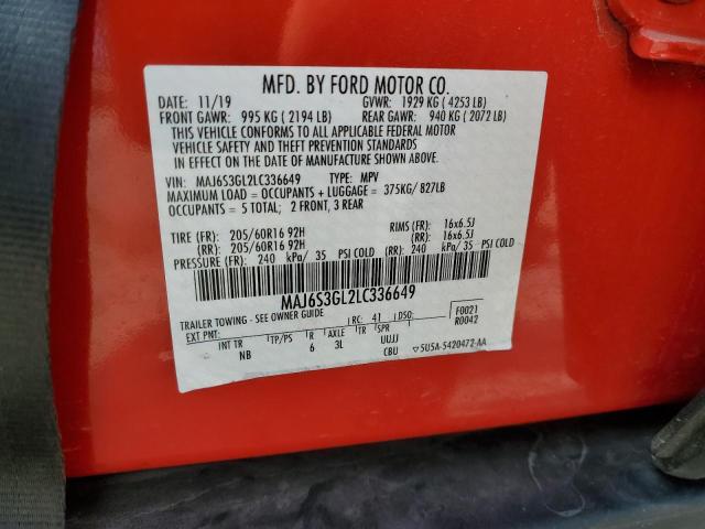2020 FORD ECOSPORT S - MAJ6S3GL2LC336649